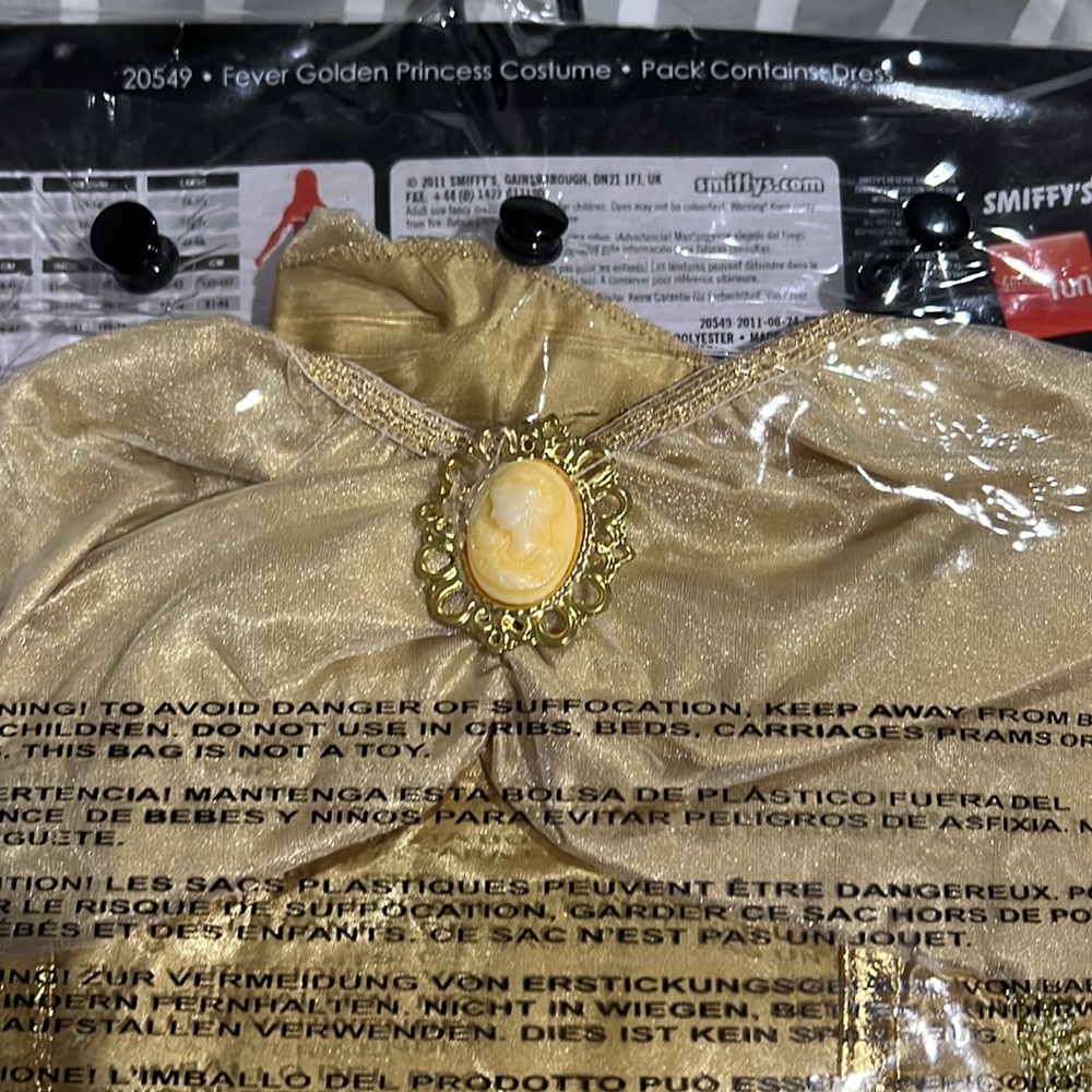 Yellow Princess Dress - Picture 3 of 3